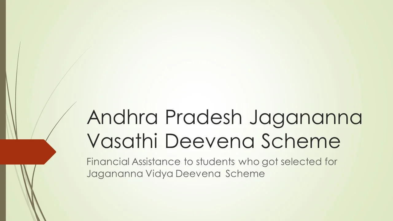 Andhra Pradesh Jagananna Vasathi Deevena Scheme Image