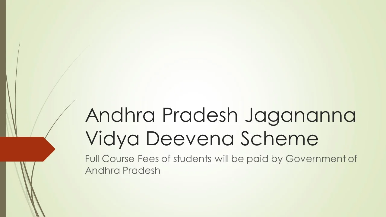 Andhra Pradesh Jagananna Vidya Deevena Scheme Image