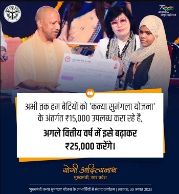Uttar Pradesh Mukhyamantri Kanya Sumangla Yojana Benefits