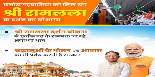 Poster Image of Shri Ram Lalla Darshan Yojana Chhattisgarh