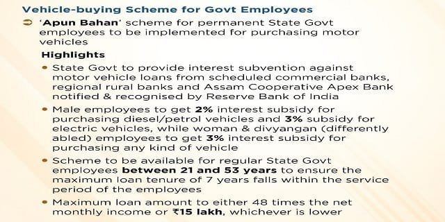 Benefits of Apun Bahan Scheme Assam