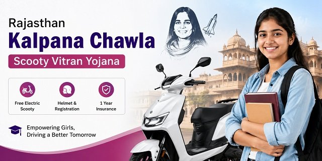 Rajasthan Kalpana Chawla Scooty Vitran Yojana