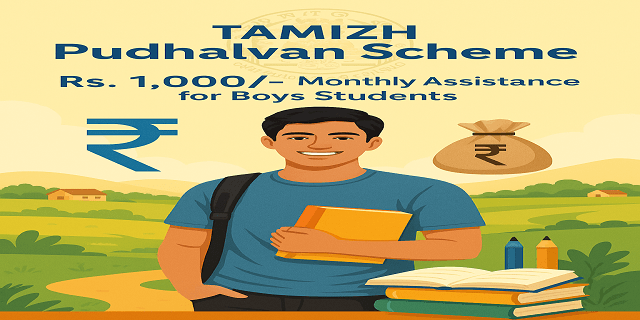Tamizh Pudhalvan Scheme Tamil Nadu Image