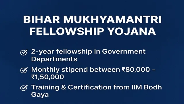 Bihar Mukhyamantri Fellowship Yojana Benefits