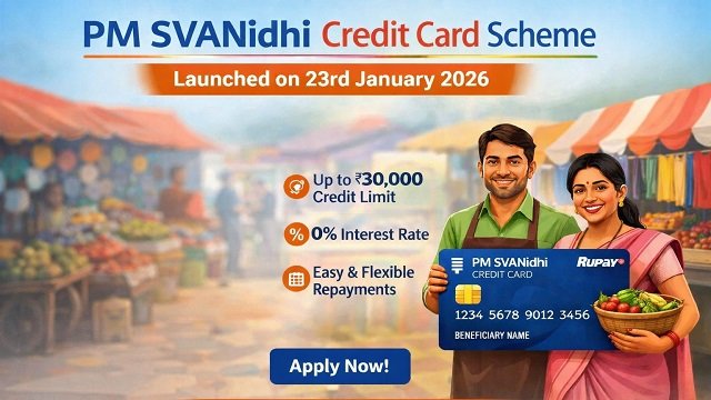 PM SVANidhi Credit Card Scheme