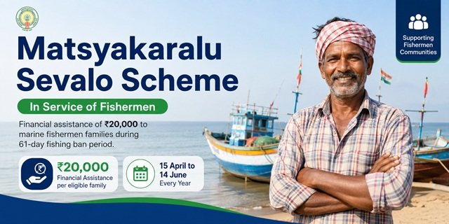 Andhra Pradesh Matsyakaralu Sevalo Scheme