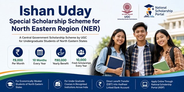 Ishan Uday Special Scholarship Scheme for NER