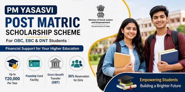 PM YASASVI Post Matric Scholarship Scheme