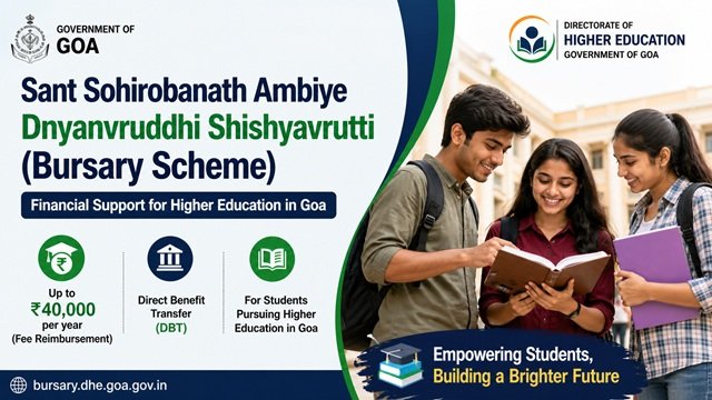 Sant Sohirobanath Ambiye Dnyanvruddhi Shishyavrutti Scheme