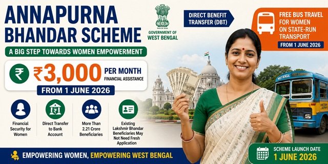 West Bengal Annapurna Bhandar Scheme Apply Online