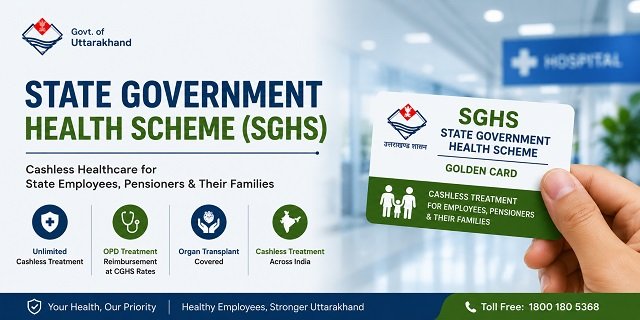 Uttarakhand State Government Health Scheme SGHS