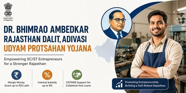 Dr. Bhimrao Ambedkar Rajasthan Dalit, Adivasi Udyam Protsahan Yojana