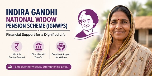 Indira Gandhi National Widow Pension Scheme (IGNWPS)