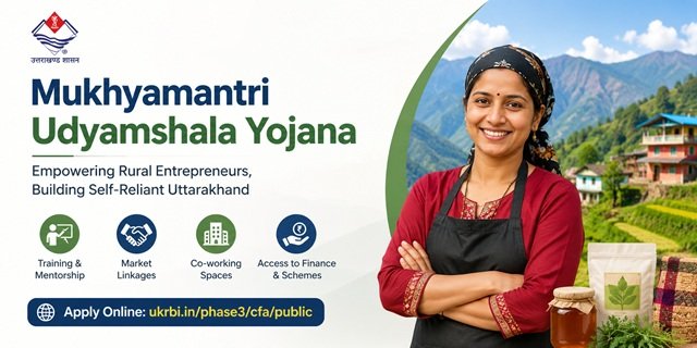 Uttarakhand Mukhyamantri Udyamshala Yojana