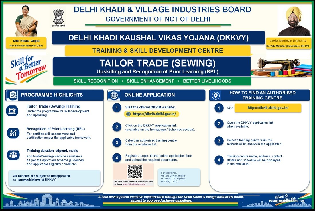 Benefits of Khadi Kaushal Vikas Yojana Delhi