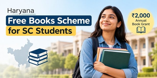 Haryana Free Books Scheme for SC Students