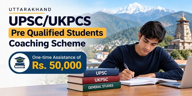 Uttarakhand UPSC UKPCS Pre Qualified Students Coaching Scheme